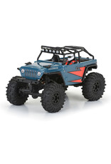 PROLINE RACING PRO366400 2004 JEEP LJ BODY WITH TRAIL CAGE FOR SCX24: CLEAR