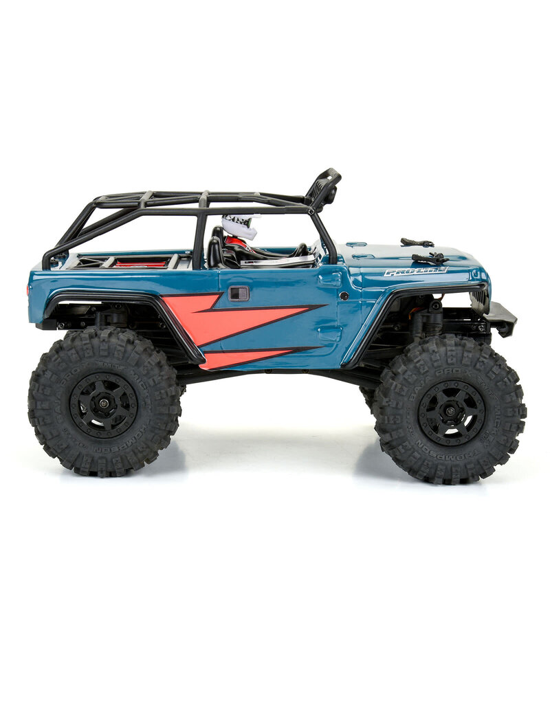 PROLINE RACING PRO366400 2004 JEEP LJ BODY WITH TRAIL CAGE FOR SCX24: CLEAR