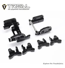 TREAL TRLX004D7UF3T TRX4MT DUAL SHOCK MOUNTS SHOCK TOWER FOR 1/18 TRX4MT: BLACK