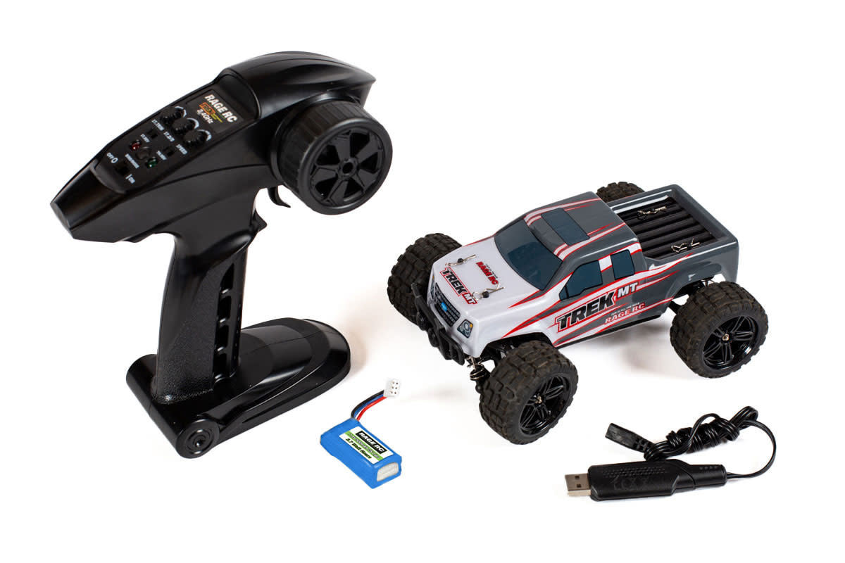 RGRC2500 MINI TREK MT 1/24 RTR MONSTER TRUCK - GRAY