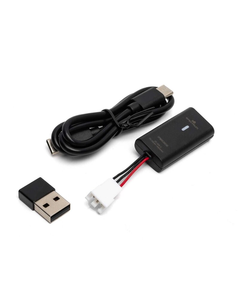 SPEKTRUM SPMXC0030 2S PH2.54 JST 3 PIN USB-C 500MAH CHARGER