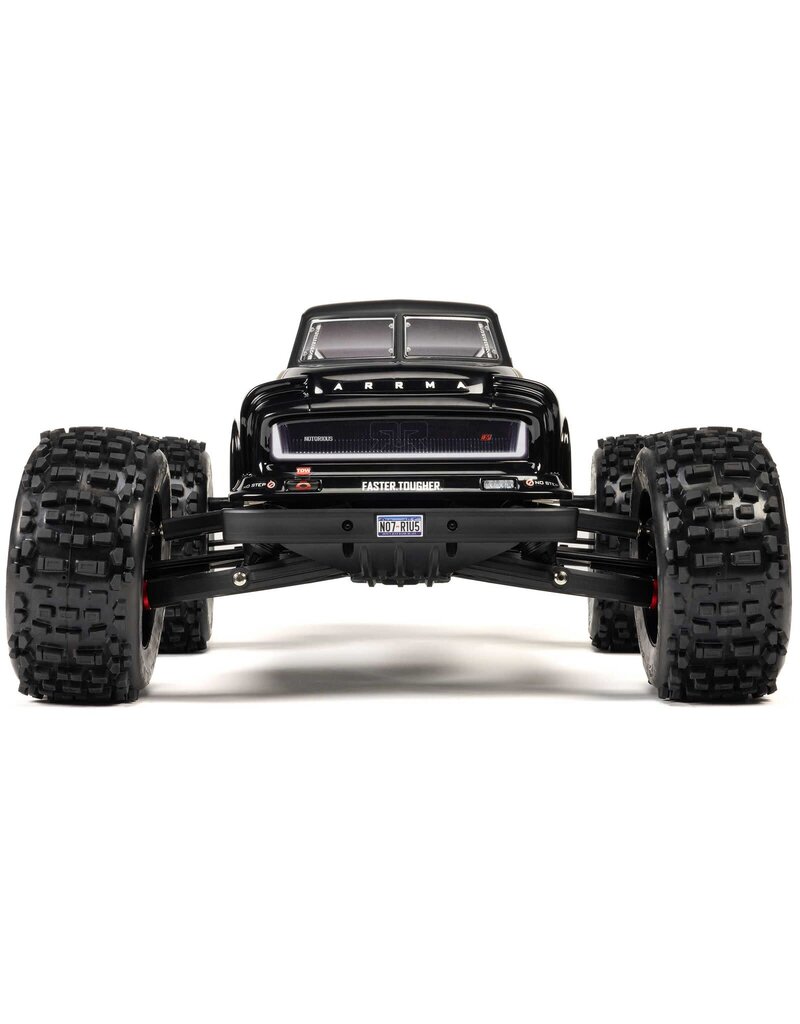 ARRMA ARA8611V6T1 1/8 NOTORIOUS 6S 4X4 RTR BRUSHLESS STUNT TRUCK, BLACK