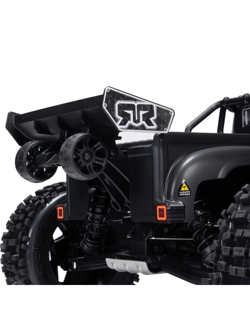 ARRMA ARA8611V6T1 1/8 NOTORIOUS 6S 4X4 RTR BRUSHLESS STUNT TRUCK, BLACK