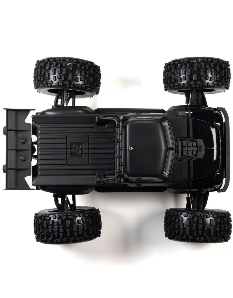 ARRMA ARA8611V6T1 1/8 NOTORIOUS 6S 4X4 RTR BRUSHLESS STUNT TRUCK, BLACK