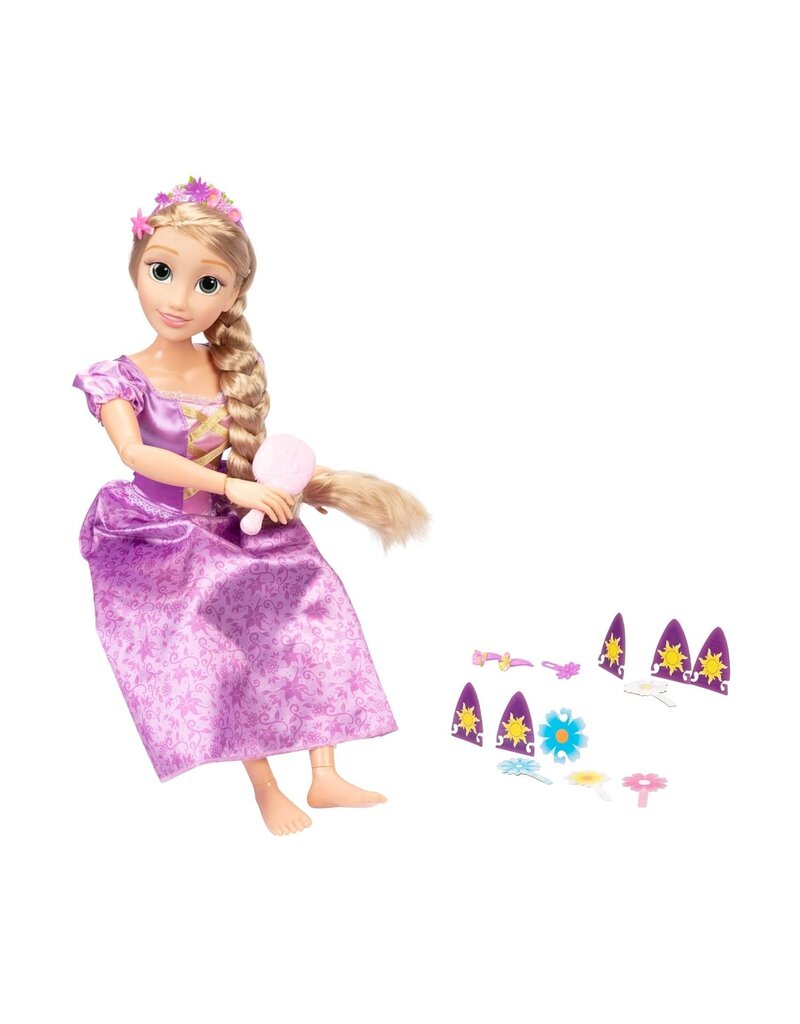 DISNEY MAJESTIC PLAYDATE 2.8FT DISNEY PRINCESS DOLLS, RAPUNZEL