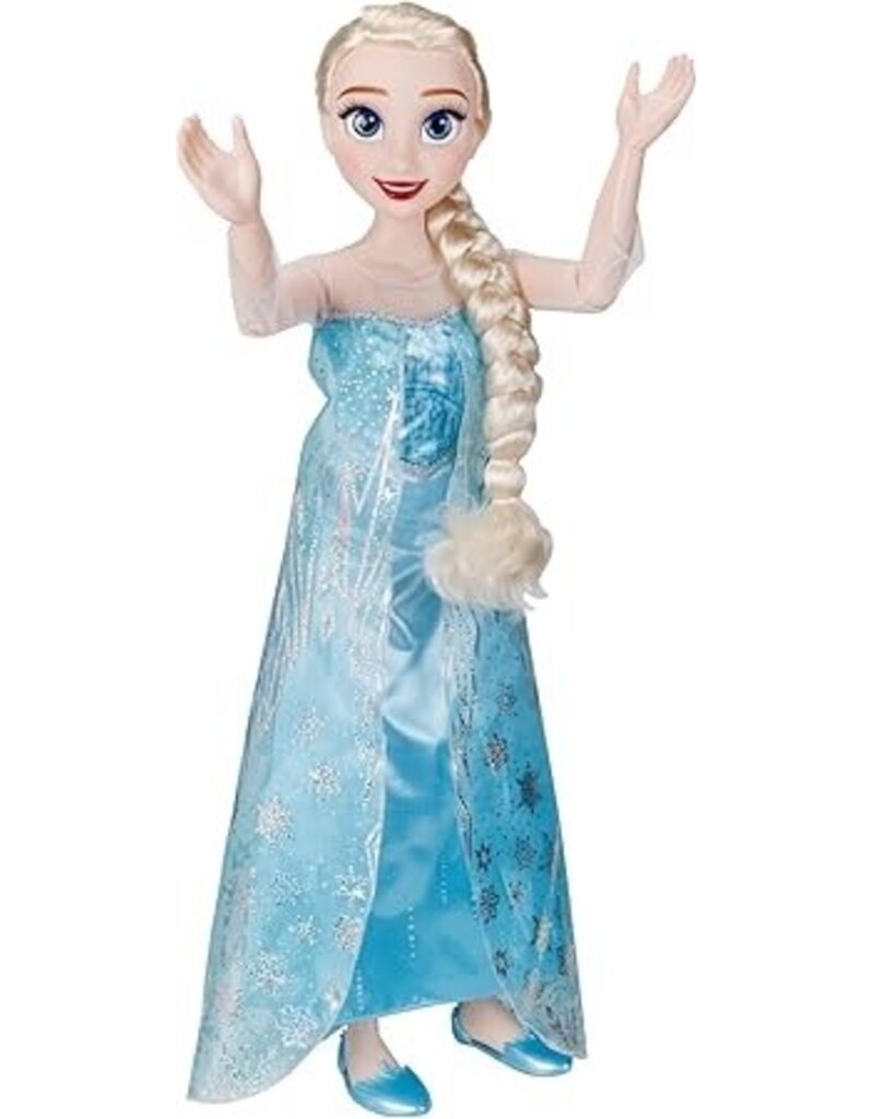 DISNEY MAJESTIC PLAYDATE 2.8FT DISNEY PRINCESS DOLLS, ELSA