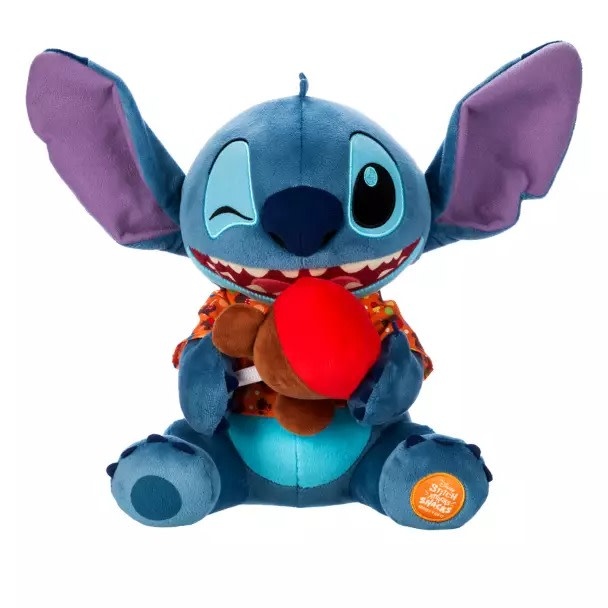 DISNEY STITCH ATTACKS SNACKS CANDY APPLE PLUSH 12'' - LILO & STITCH