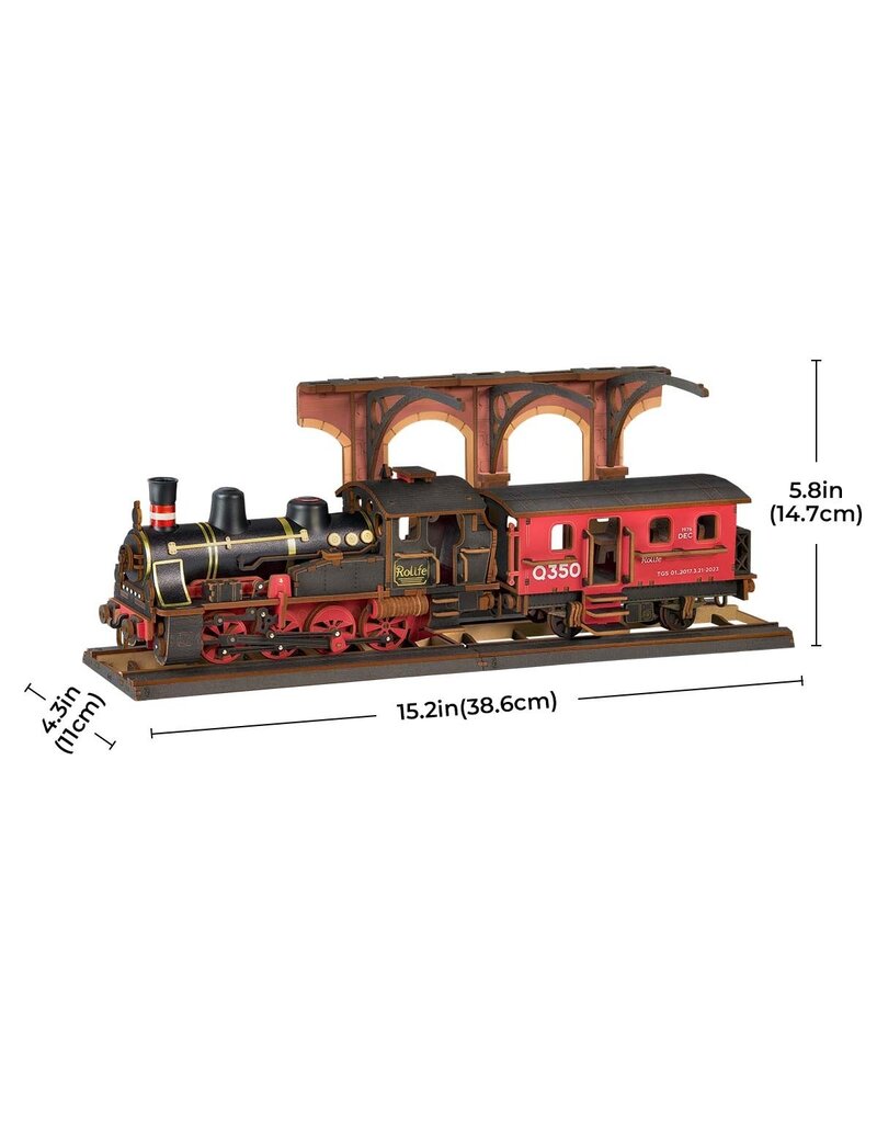ROBOTIME ROETGS01 STEAM JOURNEY - CLASSIC 3D WOOD PUZZLES