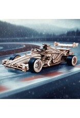 ROBOTIME ROELK505 F1 RACING CAR, MECHANICAL WOOD MODELS