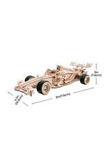 ROBOTIME ROELK505 F1 RACING CAR, MECHANICAL WOOD MODELS