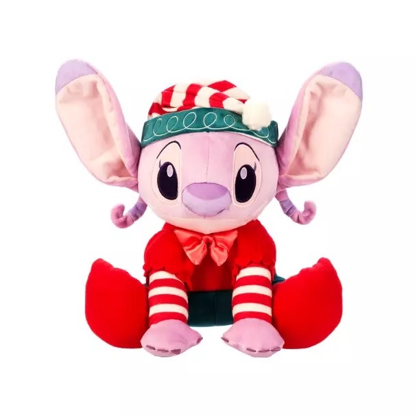 DISNEY STITCH ANGEL HOLIDAY PLUSH 13''- LILO & STITCH