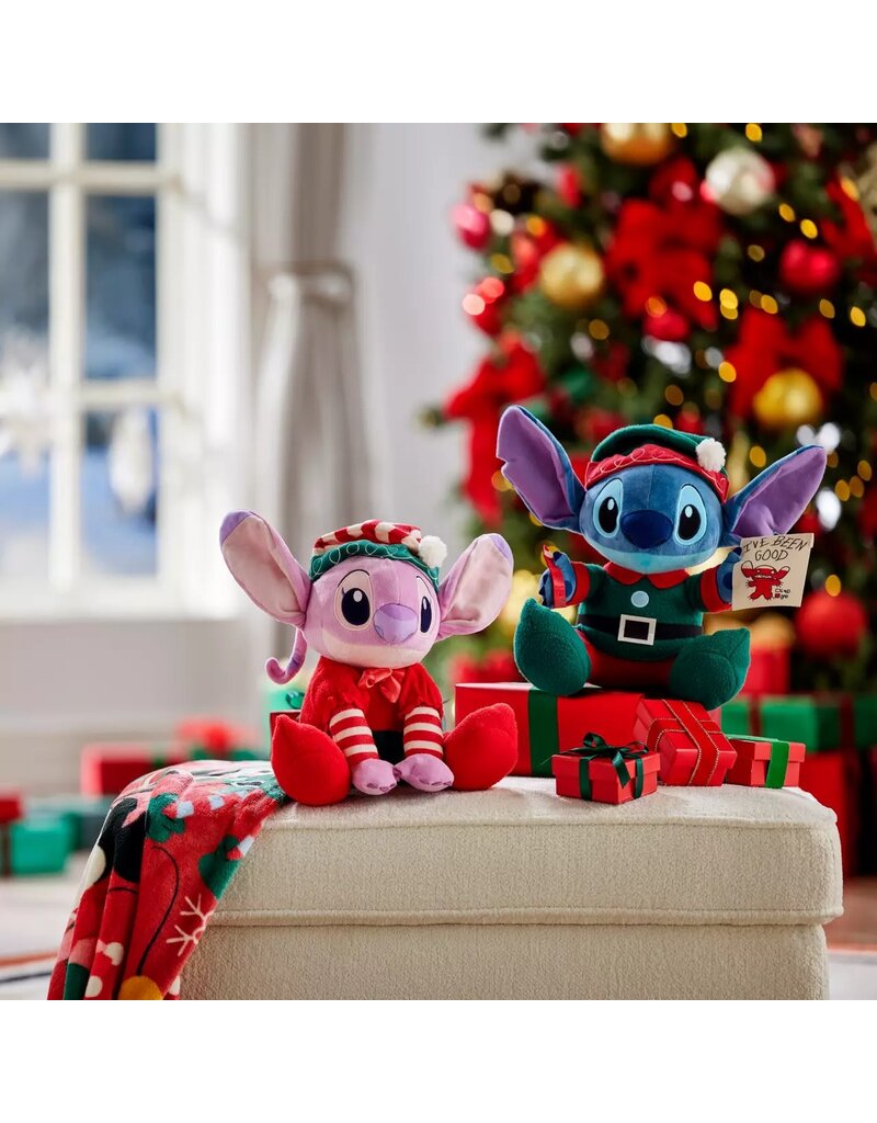 DISNEY DISNEY STITCH ANGEL HOLIDAY PLUSH 13''- LILO & STITCH