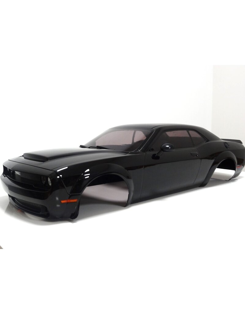 PRIMAL RC PRCR0117BK 1/5 SCALE CHALLENGER COMPLETE MAIN BODY SET PITCH BLACK