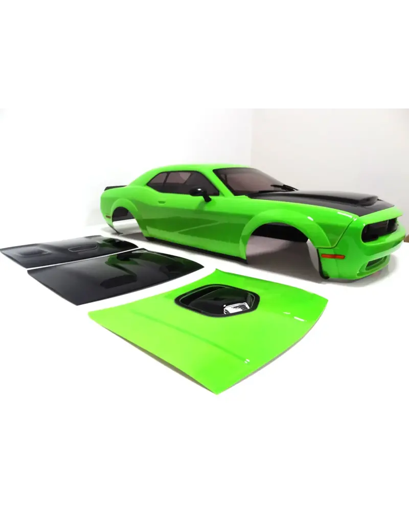 PRIMAL RC PRCR0117GN 1/5 SCALE CHALLENGER COMPLETE MAIN BODY SET SUBLIME