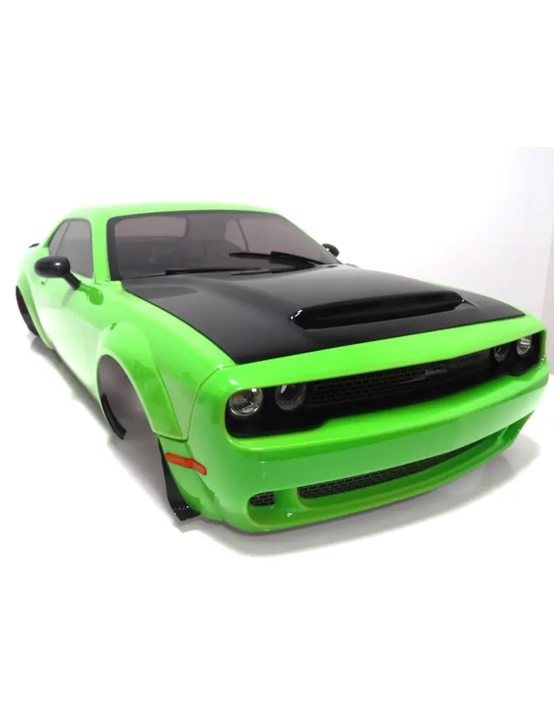 PRIMAL RC PRCR0117GN 1/5 SCALE CHALLENGER COMPLETE MAIN BODY SET SUBLIME