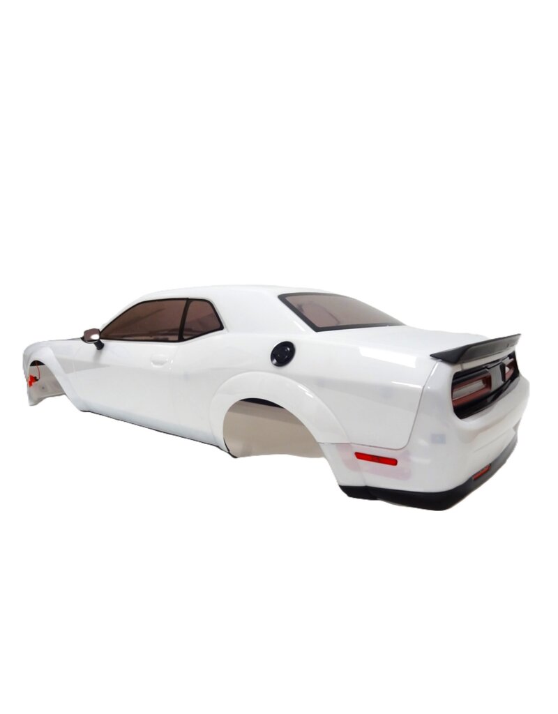 PRIMAL RC PRCR0117WT 1/5 SCALE CHALLENGER COMPLETE MAIN BODY SET WHITE-KNUCKLE
