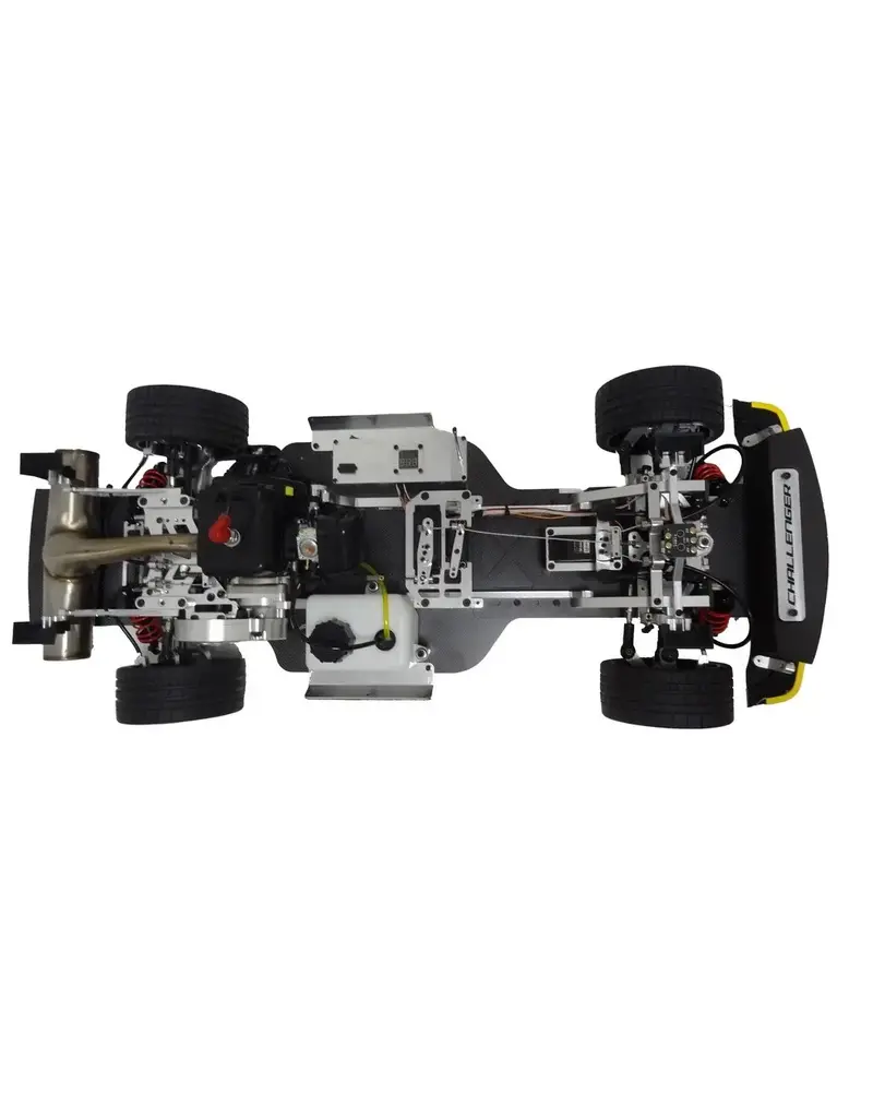 PRIMAL RC PRCHA-B 1/5 SCALE DODGE CHALLENGER GAS RTR PITCH BLACK