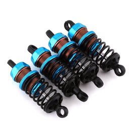 YEAH RACING YEA-BBG-0050BU ALUMINUM GO BIG BORE TOURING SHOCKS (BLUE) (4) (50MM)