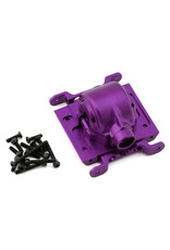 TREAL TRLX0043WQ3ZX LOSI MINI LMT ALUMINUM CENTER DIFFERENTIAL GEAR BOX HOUSING (PURPLE)