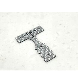 PN RACING KEN PNMR3001S MINI-Z MR03 MM SILVER CARBON FIBER T-PLATE #3