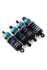 YEAH RACING YEA-BBG-0060BU ALUMINUM GO BIG BORE TOURING SHOCKS (BLUE) (4) (60MM)