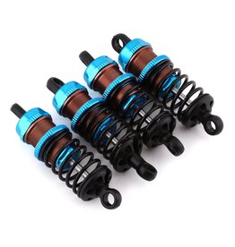 YEAH RACING YEA-BBG-0060BU ALUMINUM GO BIG BORE TOURING SHOCKS (BLUE) (4) (60MM)