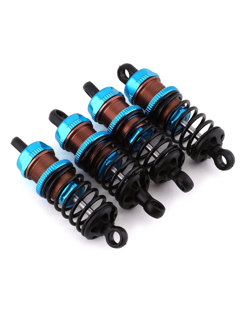 YEAH RACING YEA-BBG-0060BU ALUMINUM GO BIG BORE TOURING SHOCKS (BLUE) (4) (60MM)
