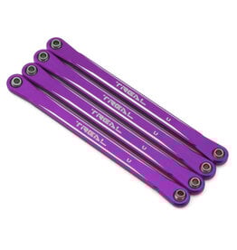 TREAL TRLX0043G4RC5 LOSI MINI LMT ALUMINUM UPPER SUSPENSION LINKS (PURPLE) (4)