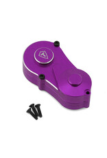 TREAL TRLX0044AZC47 LOSI MINI LMT ALUMINUM OUTER TRANSMISSION GEARBOX HOUSING COVER (PURPLE)