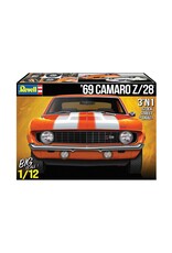 REVELL RMX12812 1/12 SCALE 1969 CHEVY CAMARO 3-N-1 PLASTIC MODEL KIT