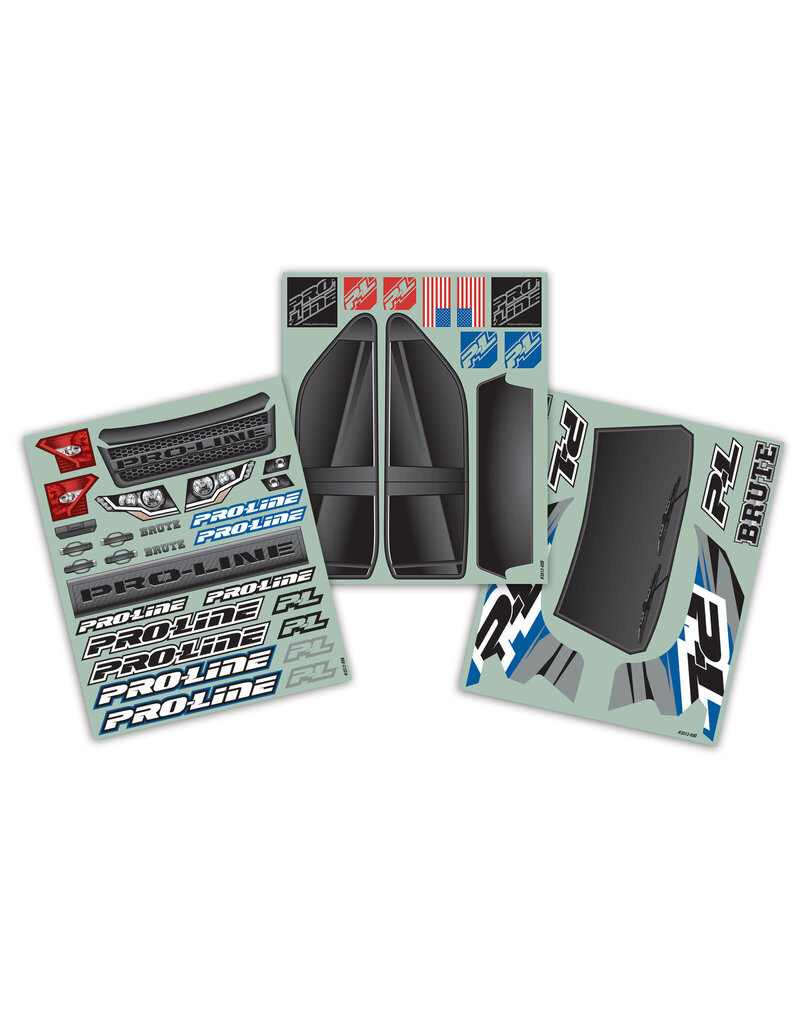 PROLINE RACING PRO351318 1/5 PRECUT BRTUE BASH ARMOR BLACK FOR X-MAXX