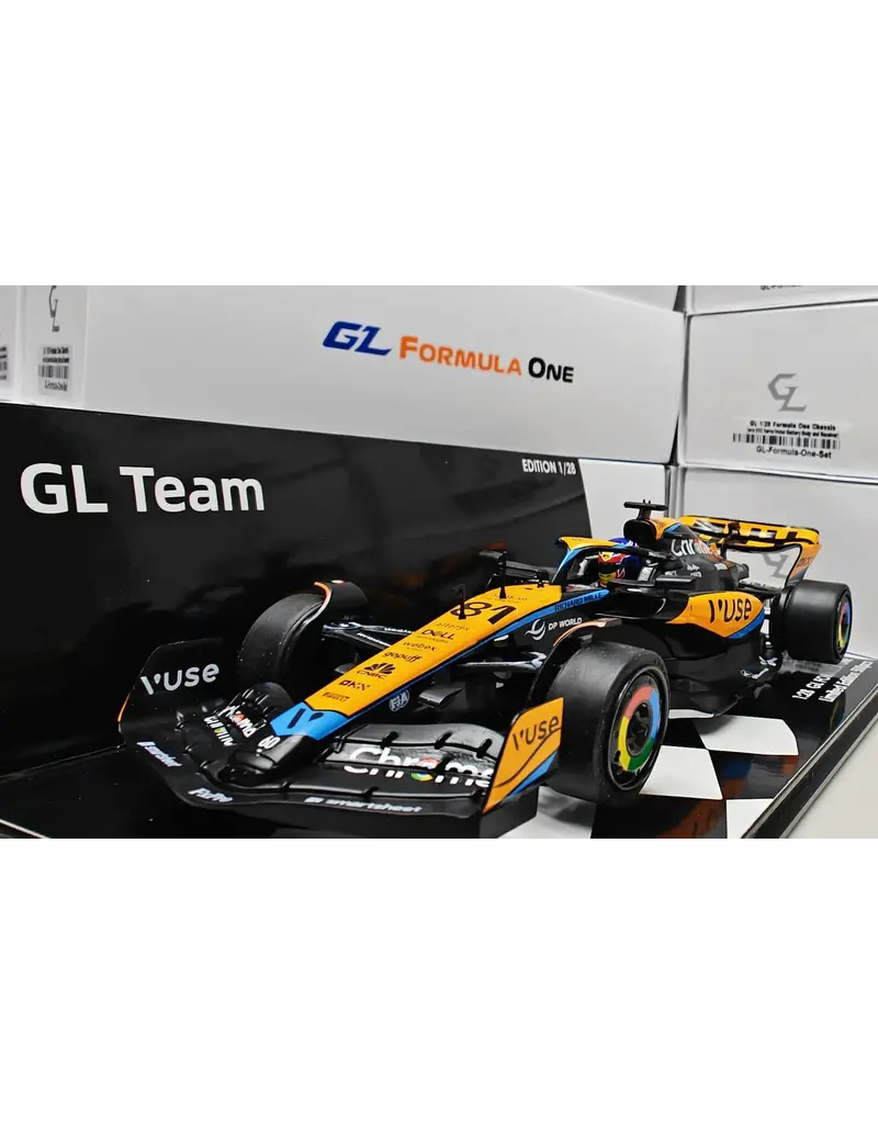 GL RACING GL-M60-001 1/28 GL FORMULA ONE LIMITED EDITION: BA81 OSCAR PIASTRI HELMET