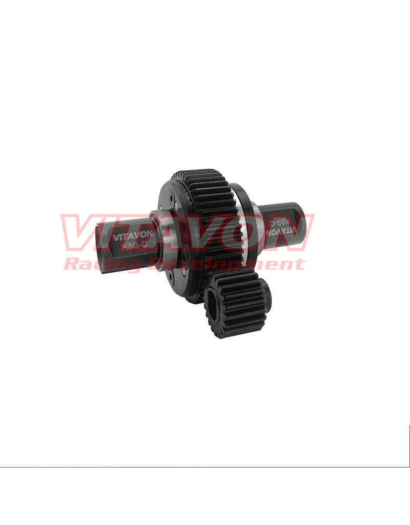 VITAVON VTN0X0X0XOD FULL CENTER DIFF SET 21/51T OVERDRIVE FITS FOR VITAVON CENTER TRANSMISSION FOR ARRMA KRATON 8S OUTCAST 8S - VITAVON