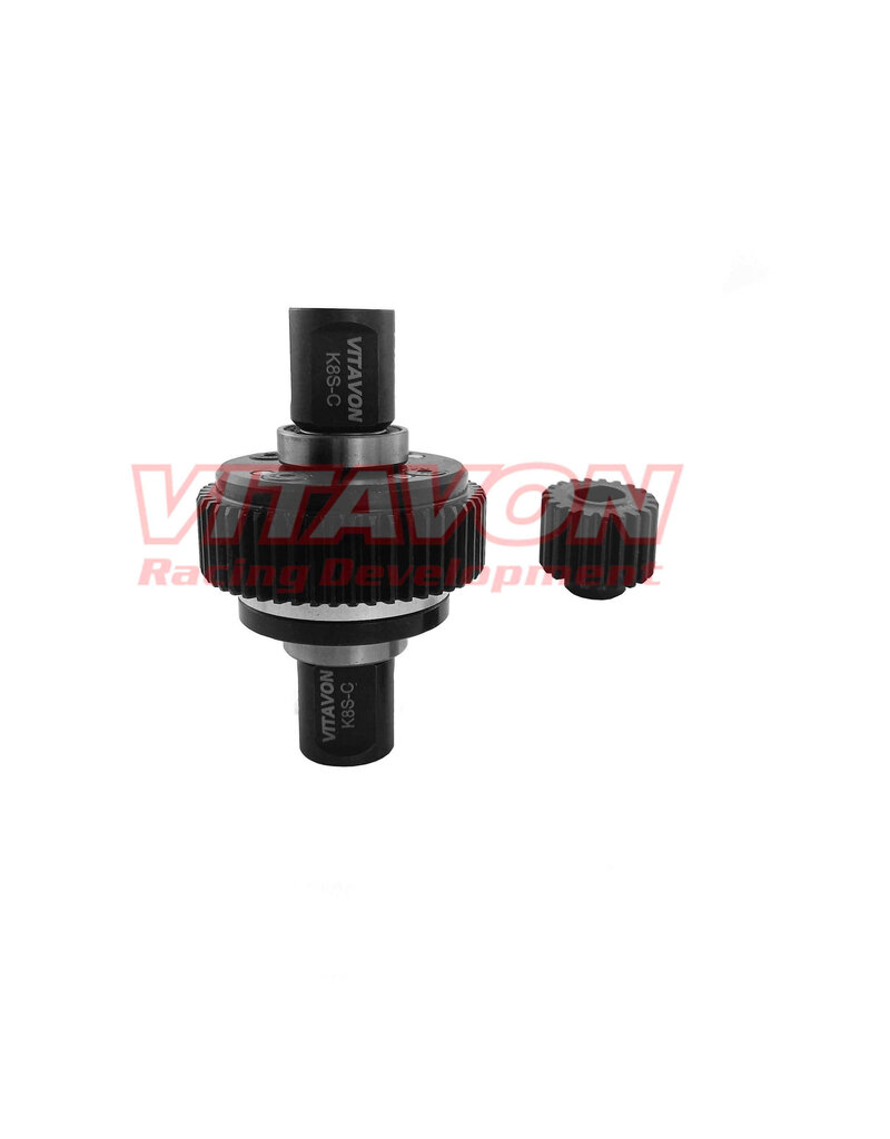 VITAVON VTN0X0X0XOD FULL CENTER DIFF SET 21/51T OVERDRIVE FITS FOR VITAVON CENTER TRANSMISSION FOR ARRMA KRATON 8S OUTCAST 8S - VITAVON