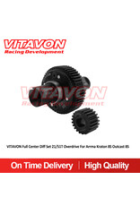 VITAVON VTN0X0X0XOD FULL CENTER DIFF SET 21/51T OVERDRIVE FITS FOR VITAVON CENTER TRANSMISSION FOR ARRMA KRATON 8S OUTCAST 8S - VITAVON