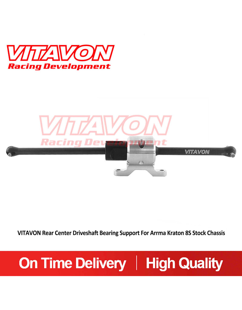 VITAVON VTNK8S0125  REAR CENTER DRIVESHAFT BEARING SUPPORT FOR STOCK CHASSIS FOR ARRMA KRATON 8S