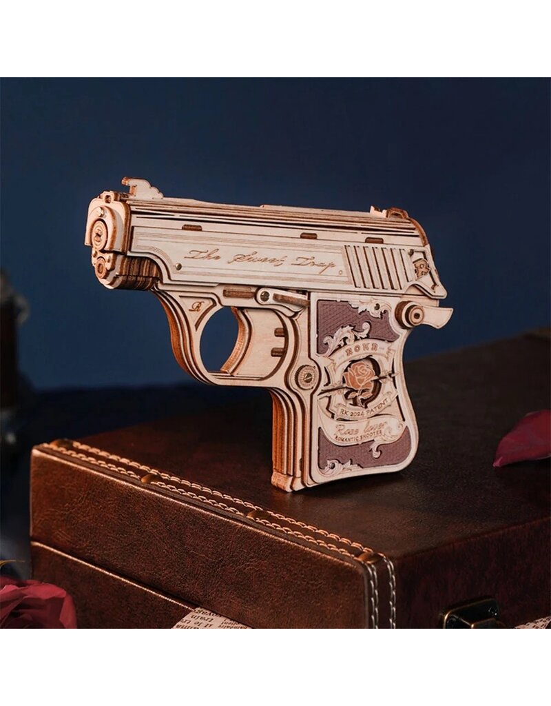 ROBOTIME ROELQ502 MINI GUN TOY WOODEN 3D PUZZLE