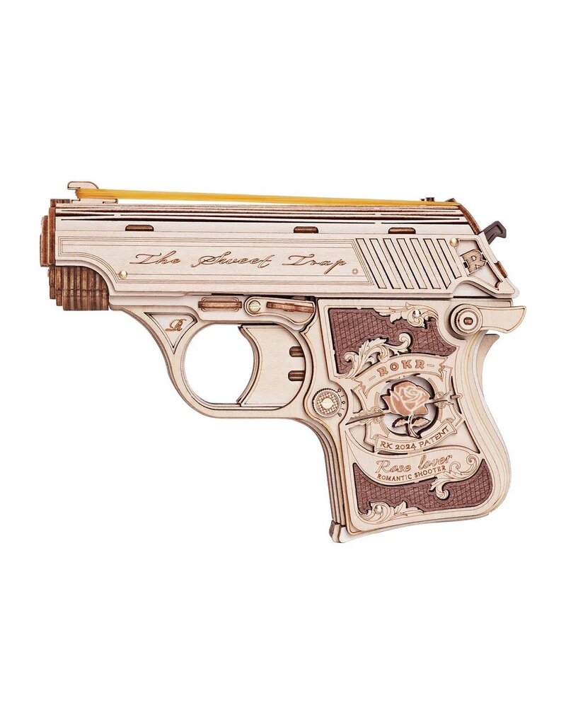 ROBOTIME ROELQ502 MINI GUN TOY WOODEN 3D PUZZLE