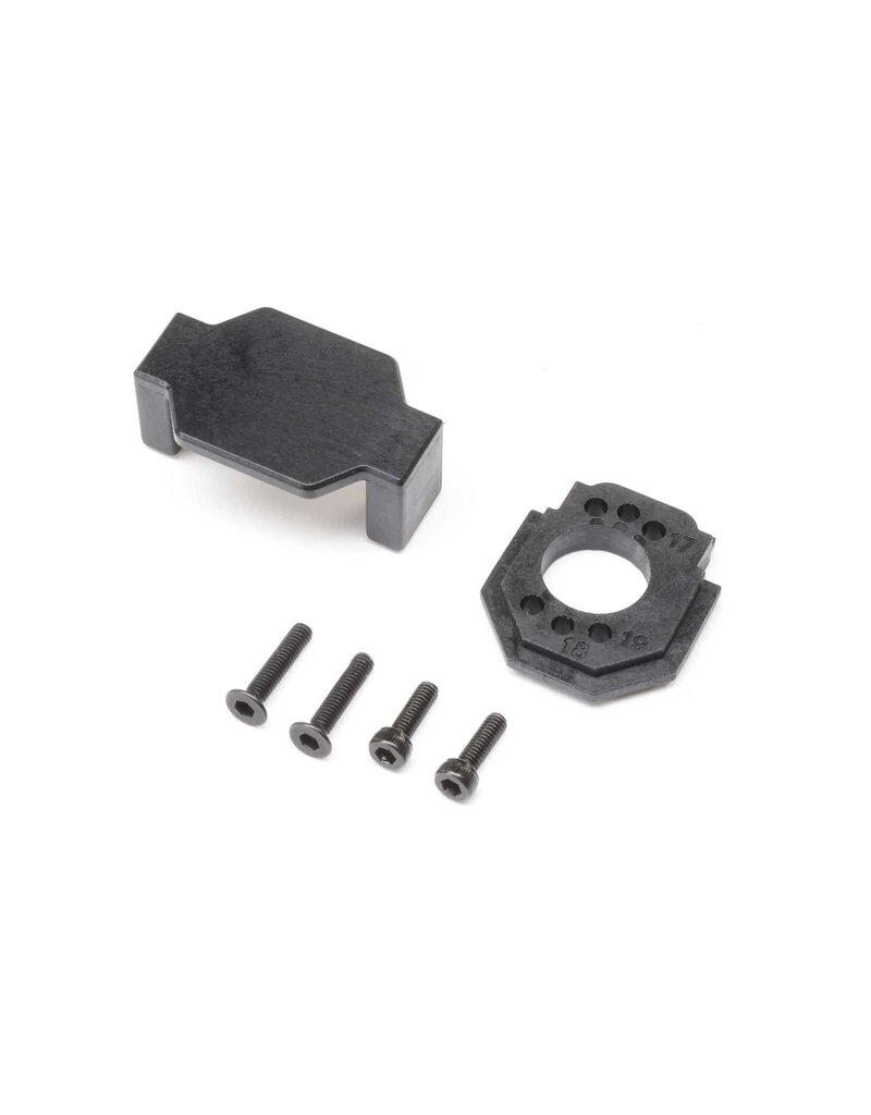 LOSI LOS-1932 SERVO & MOTOR PLATE (17-19T) SET: GROM
