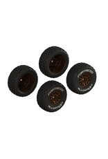 ARRMA ARA-2024 DBOOTS 'FORTRESS' TIRE SET GLUED (BRONZE) (4)