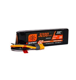 SPEKTRUM SPMX323S30 3S LIPO 11.1V 3200MAH 30C SMART G2 BATTERY: IC3