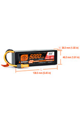 SPEKTRUM SPMX54S50H5 5000MAH 4S 14.8V SMART G2 LIPO 50C HARD CASE: IC5