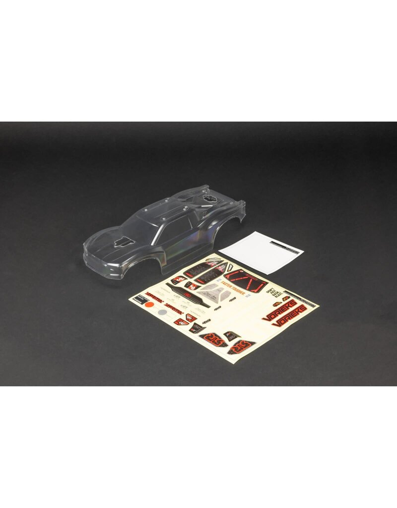 ARRMA ARA-2146 VORTEKS 4X4 TRIMMED BODY: CLEAR