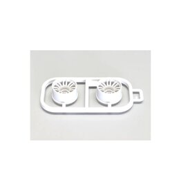 KYOSHO KYOMZH131W-W3B RE30 MULTI WHEEL II WIDE 3MM OFFSET: WHITE (2)