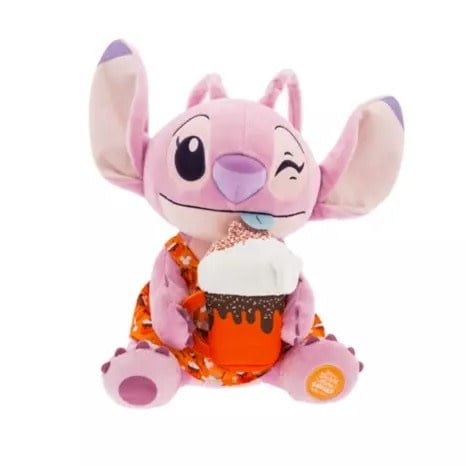 DISNEY STITCH ANGEL ATTACKS SNACKS HOT CHOCOLATE PLUSH 12'' - LILO & STITCH