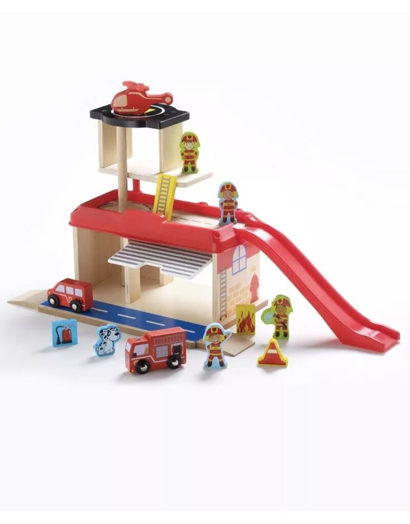 FIRST LEARNING WOOD FIRE STATION