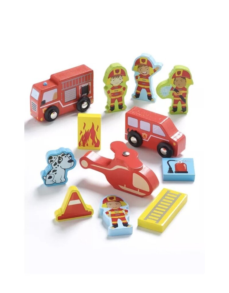 FIRST LEARNING WOOD FIRE STATION