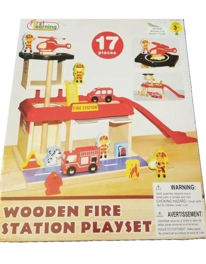 FIRST LEARNING WOOD FIRE STATION