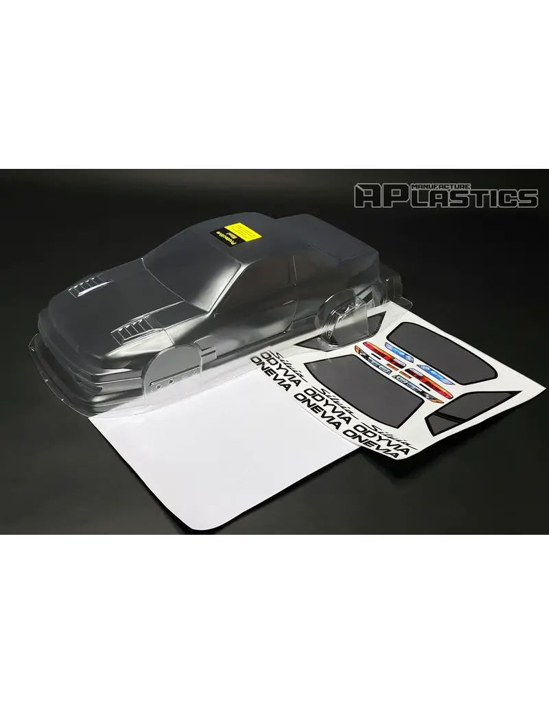 APLASTICS APS0032 1/10 NISSAN S13 SILVIA V2 NEW CLEAR BODY