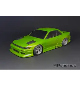 APLASTICS APS0032 1/10 NISSAN S13 SILVIA V2 NEW CLEAR BODY